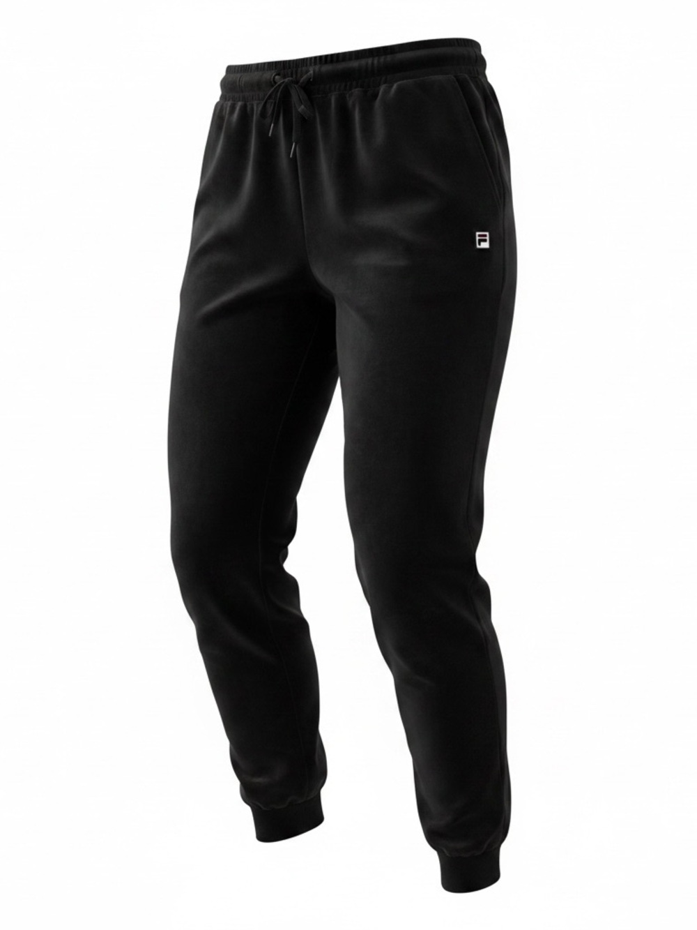 Fila Velvet Jogger Pants Women’s XL Black Y2K Streetwear Track Pants